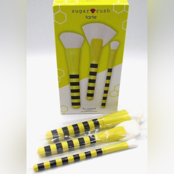 TARTE Sugar Rush Fly Squad 3 Piece Makeup Brush Set - Picture 4 of 4